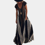 Sendira | Damen Stilvoll Sommerkleid | Maxi