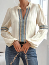 Loyce | Damen Elegante Bluse | Langarm