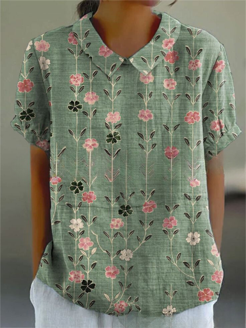 Harper | Camisa abotonada con estampado floral