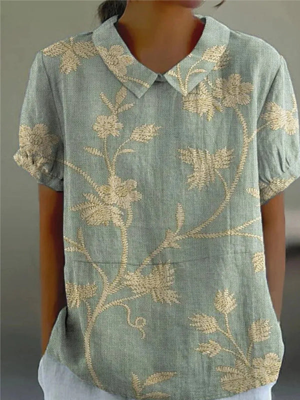 Harper | Camisa abotonada con estampado floral