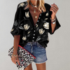 Lavira | Damen Sommer Strand Bluse | Bedruckt