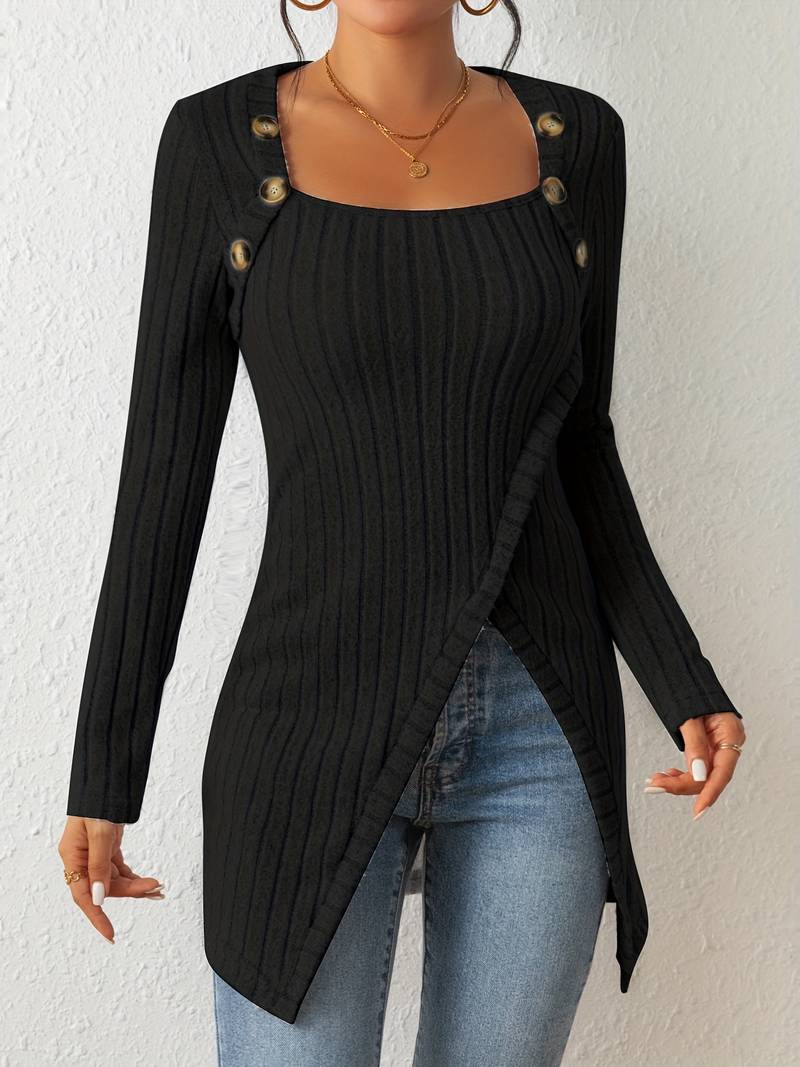 Everleigh | Top de manga larga para mujer | Elegante