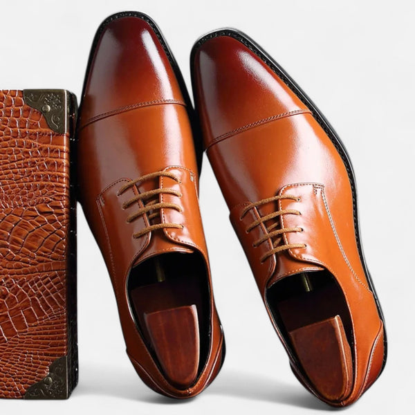 Fitzgerald | Schnürung Hochglanz Schnürschuhe