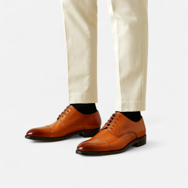 Fitzgerald | Schnürung Hochglanz Schnürschuhe