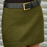Damen Hohe Taille Mini Röck
