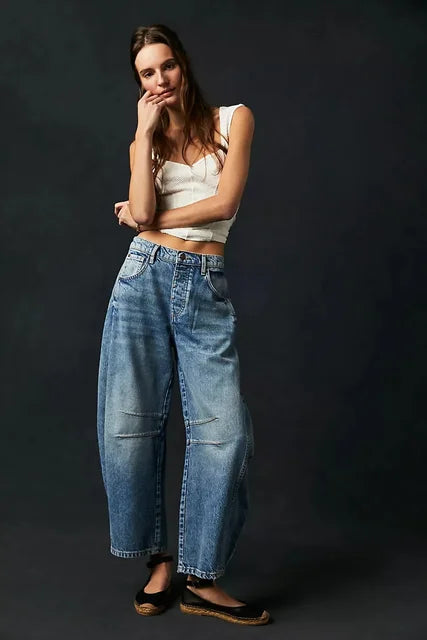 Damen Lässige Leichte Jeans | Niedrigbau