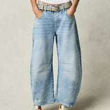 Damen Lässige Leichte Jeans | Niedrigbau
