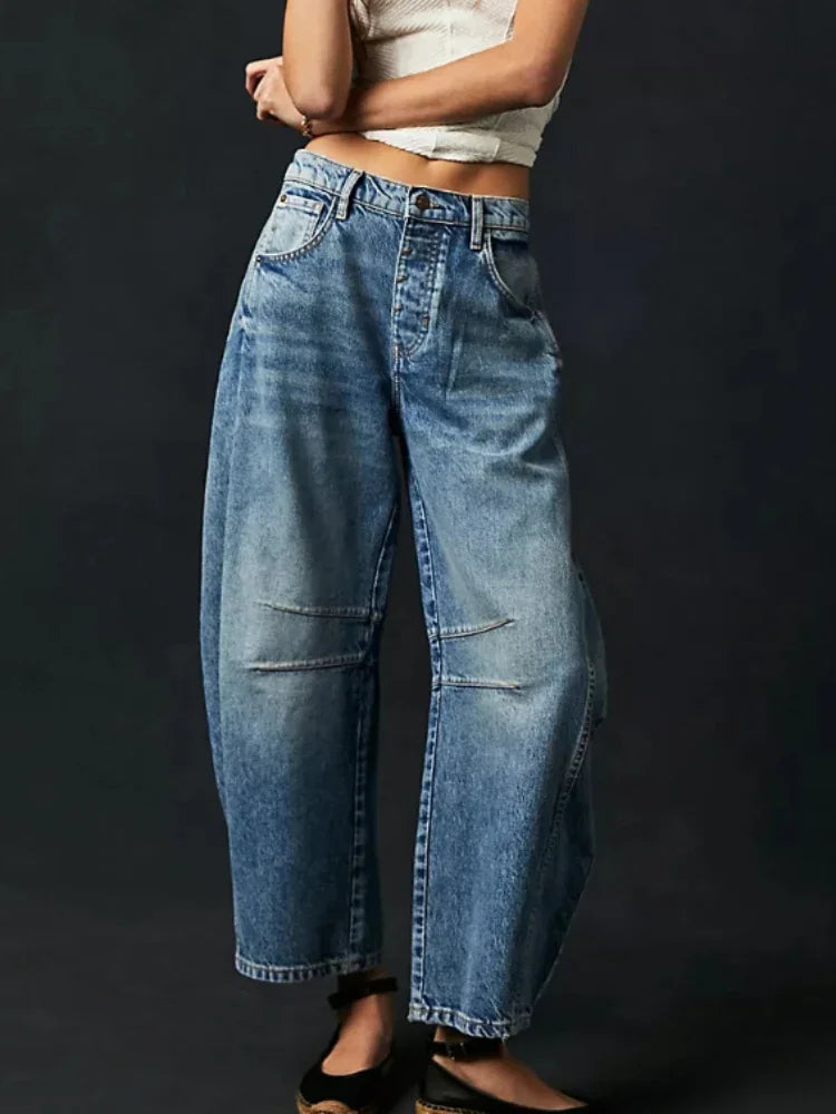 Damen Lässige Leichte Jeans | Niedrigbau