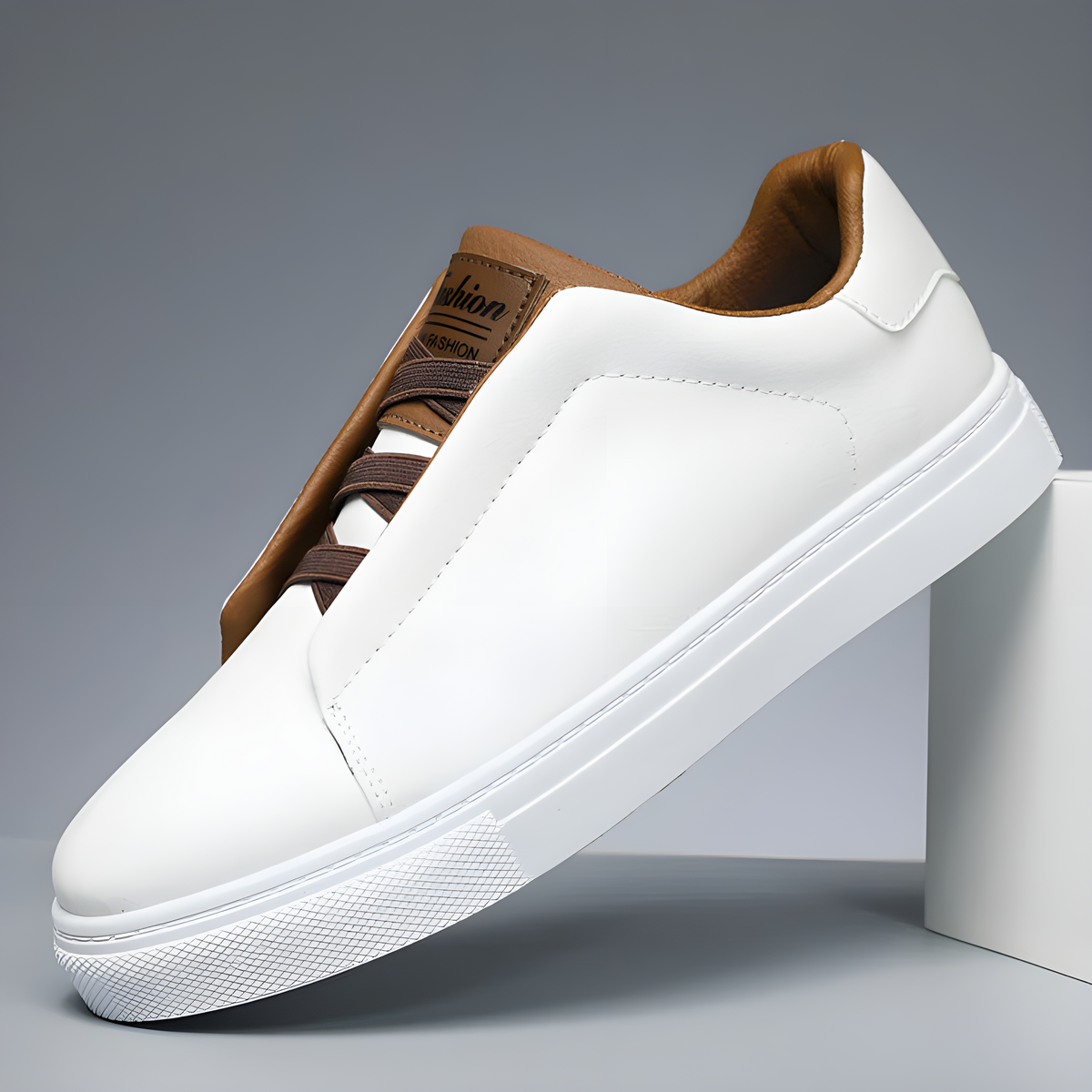 Męskie sznurowane sneakersy | Stylowe
