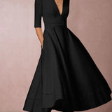 Annamaria | Robe de Soirée Rétro Femme | Midi