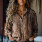 Keira | Camisa abotonada con estampado floral
