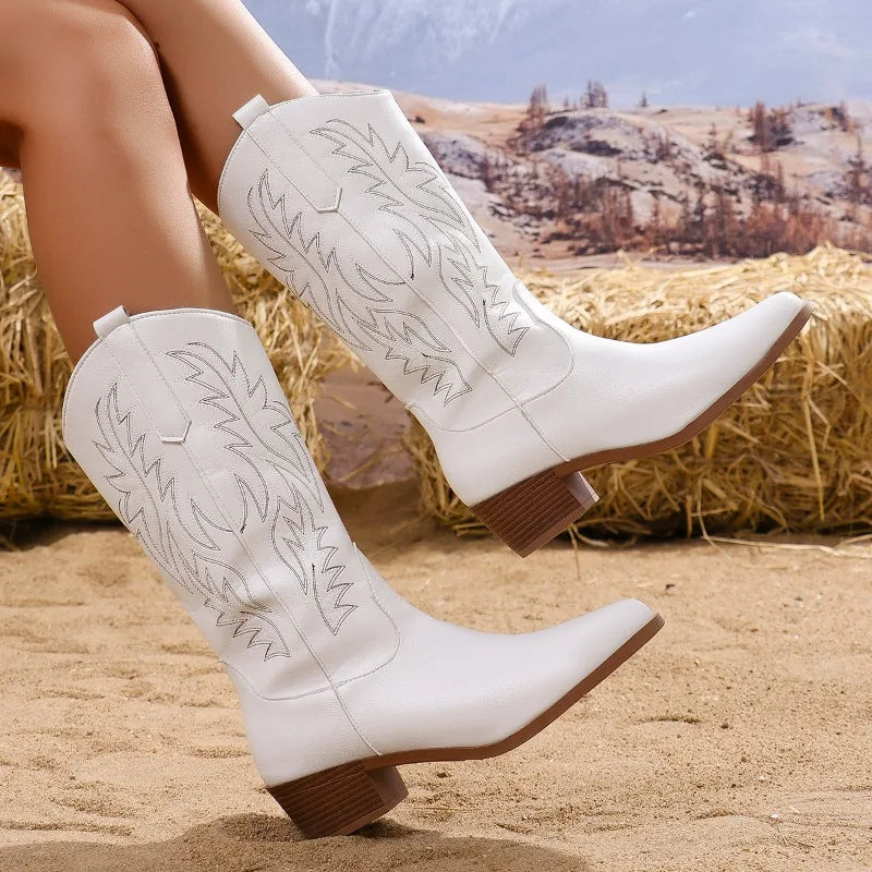 Noelle | Fußgewölbestütze Orthopädisch Cowboy-Stiefel