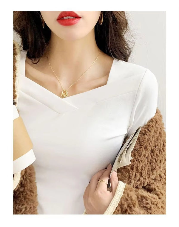 Monika | Damen Langarm-Top | Elegantes