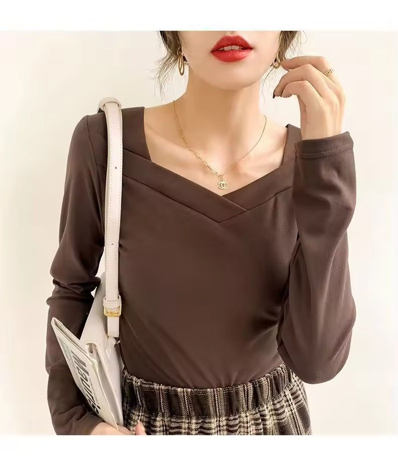 Monika | Damen Langarm-Top | Elegantes