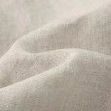 Herren Beige Weites Bein Leinenhose