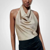 Elanroa | Damen Halter Oberteil | Elegant