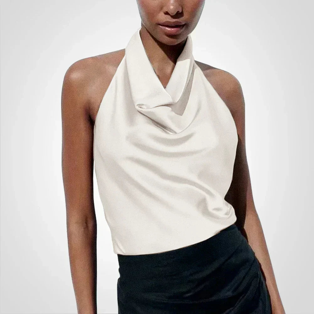 Elanroa | Damen Halter Oberteil | Elegant