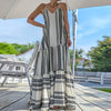 Damen Bedruckt Maxi Sommerkleid