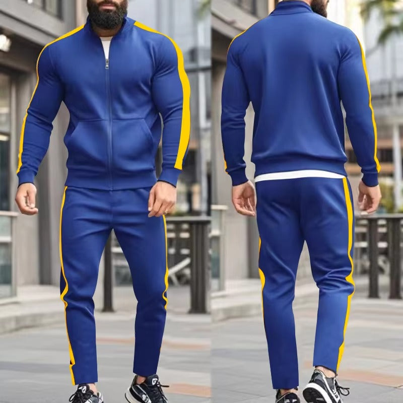 Herren Sportlich Jogginganzug | Zweiteiler Set