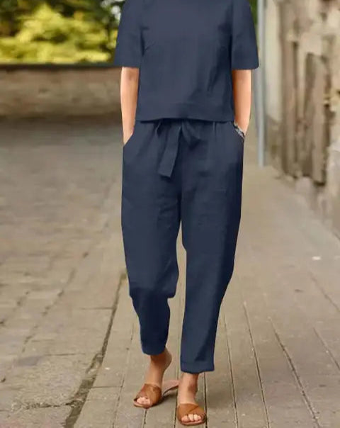 Libelle | Women's Modern Pants and Top Set | Two-Piece