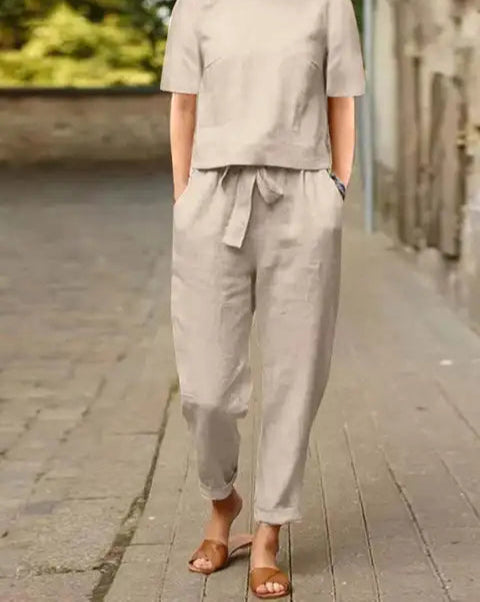 Libelle | Women's Modern Pants and Top Set | Two-Piece