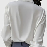 Hazel | Camisa abotonada con tapeta oculta