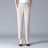 Damen Elastischer Bund mit Taschen Stoffhose