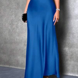 Theresia | Women's Elegant Shiny Skirt | Maxi