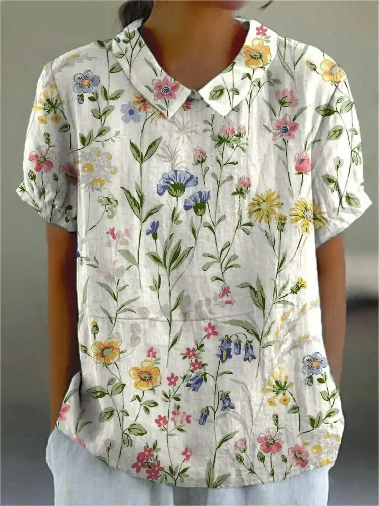 Harper | Camisa abotonada con estampado floral