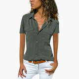 Kinsley | Camisa abotonada de manga corta