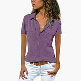 Kinsley | Camisa abotonada de manga corta