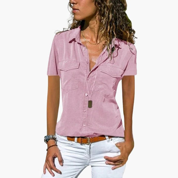 Kinsley | Camisa abotonada de manga corta