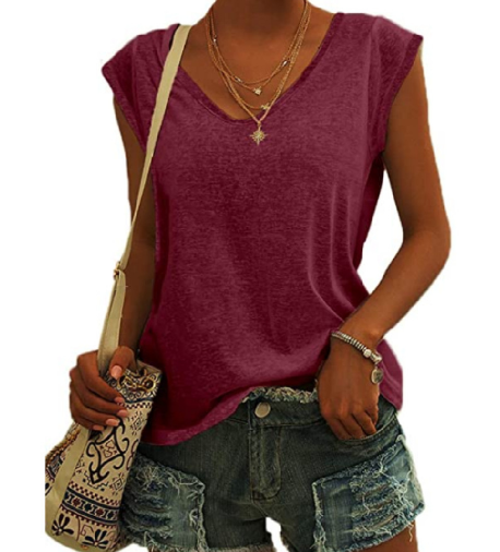 Alysa | Damen Sommer Elegante Oberteil | Ärmelloses