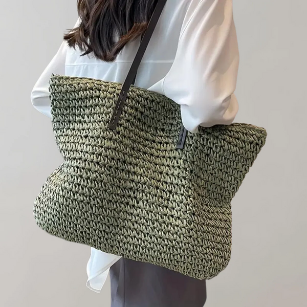 Damska duża torba na ramię shopper | nowoczesna