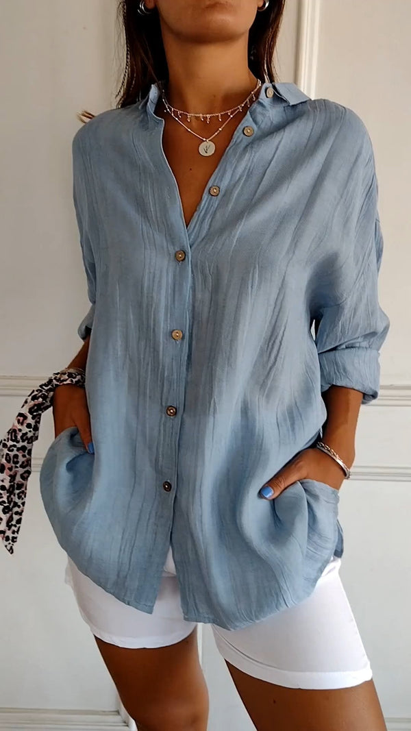 Emilia | Camisa oversized abotonada