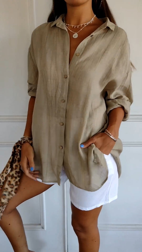 Emilia | Camisa oversized abotonada