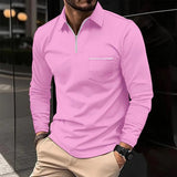 Stefan | Herren Langärmeliges Polo-Shirt | Klassischer Schnitt
