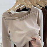 Monika | Damen Langarm-Top | Elegantes