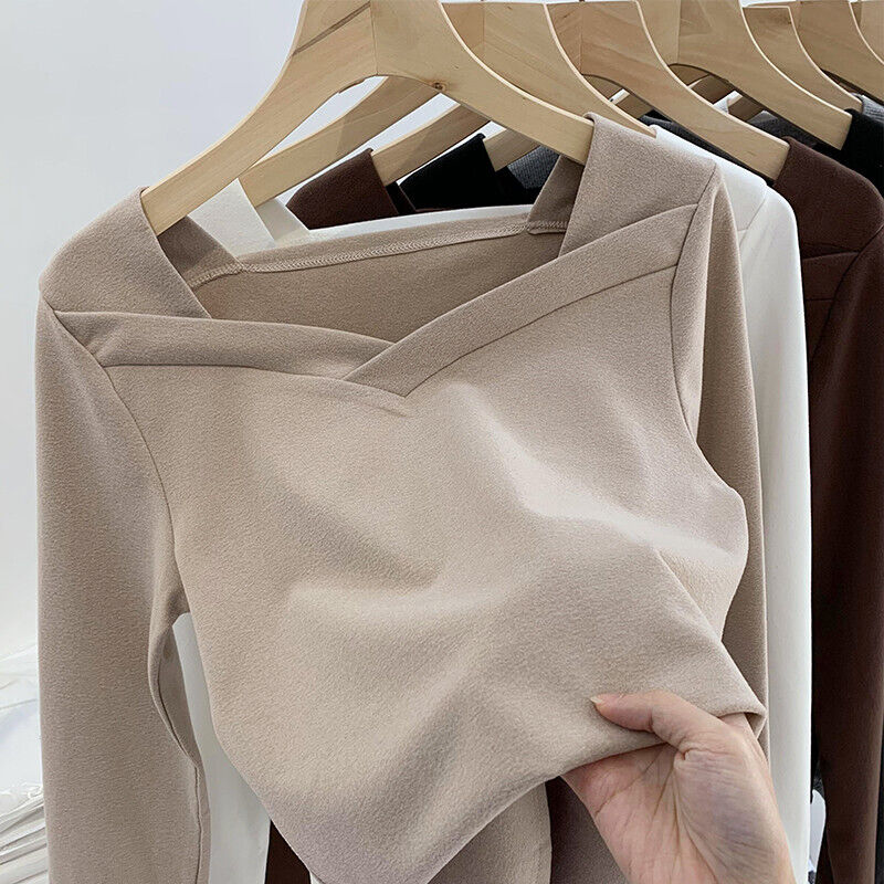 Monika | Damen Langarm-Top | Elegantes