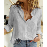 Victoria | Damen Lässige Elegant Hemd | Langarm
