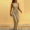 Lori | Damen Eleganter glitzern Jumpsuit | Augenfällig